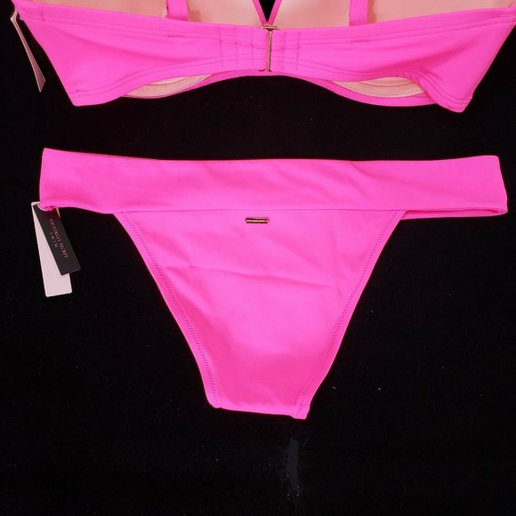 VICTORIA'S SECRET Swim Top 38D Brazilian Bottom L - Picture 7 of 8